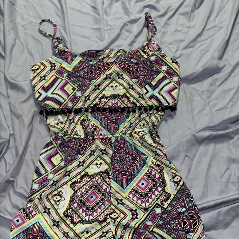 fun patterned romper! MOVING SALE!!